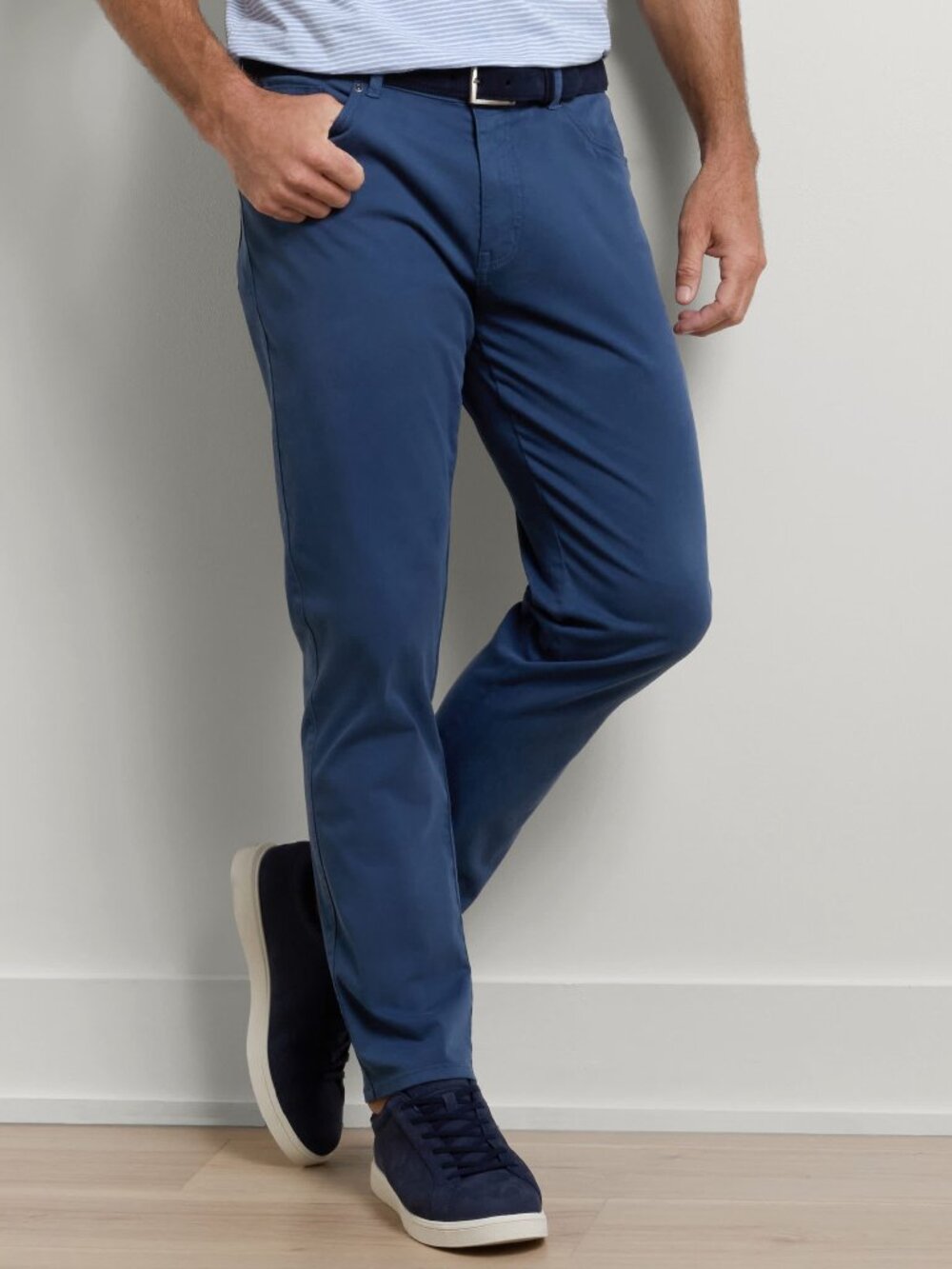 Peter Millar Ultimate Sateen 5-Pocket Pants Blue Size 38/32